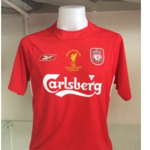 Liverpool 2005 Champions League Final Shirt