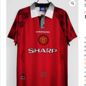 Man United 1996/98 Home Shirt