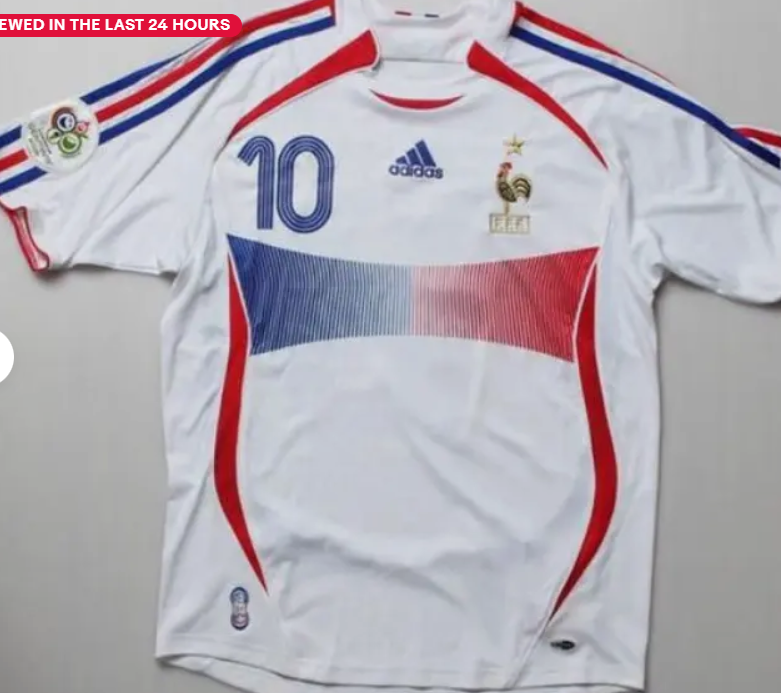 Zidane 2006 World Cup Final Shirt