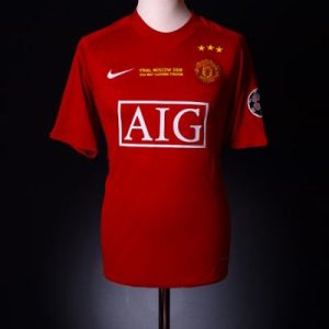 Man Utd 2008 Champions League Final Shirt.