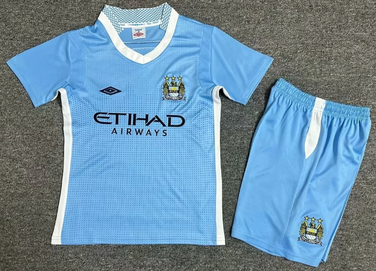 Kids Man City 2011/12 Home Kit