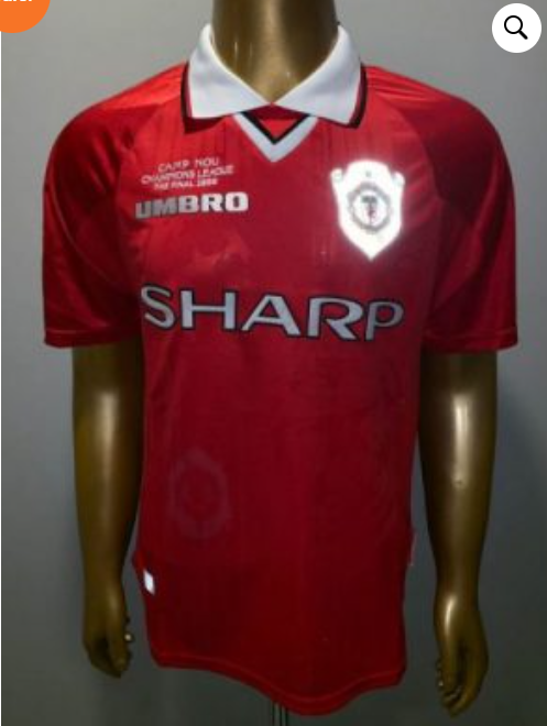 Man United 1999 Champions League Final Shirt