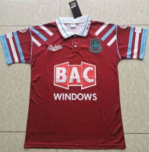 West Ham 1991 Home Shirt