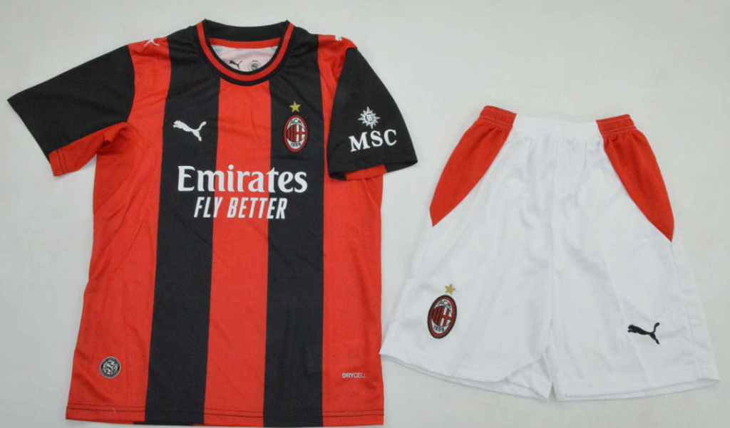 Kids AC Milan 26/27 Home Kit